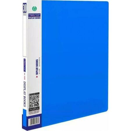 Metron Ντοσιέ Σουπλ Α4 30 Θέσεων Μπλε