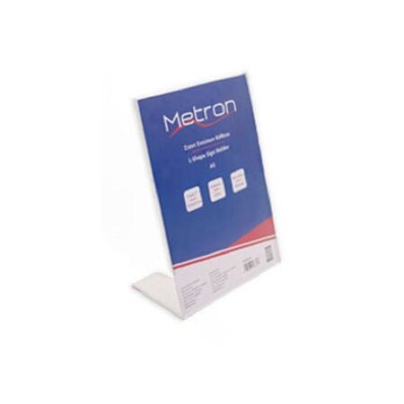 Metron Σταντ Θήκη Μονόφυλλη Με Κλίση Πλέξιγκλας Α5
