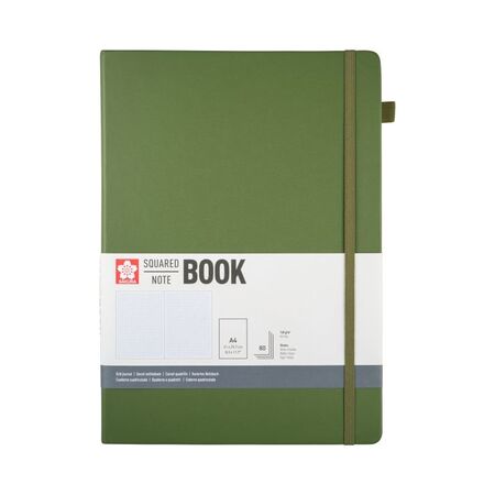 ΜΠΛΟΚ SAKURA 21X30CM SQUARED NOTEBOOK PINE NEEDLE