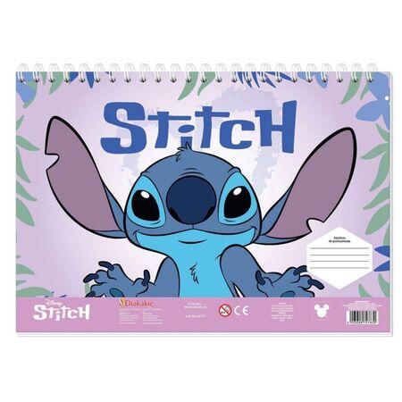 ΜΠΛΟΚ ΖΩΓΡΑΦ LILO & STITCH 23X33 40ΦΥΛ ΑΥΤΟΚ-ΣΤΕΝΣΙΛ- 2ΣΕΛ ΧΡ 2ΣΧ. 1