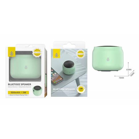 MTK Ηχείο Bluetooth Ασύρματο 3W Πράσινο 2400867