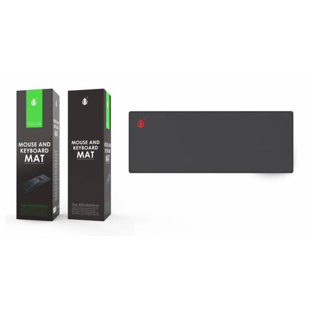 MTK Mousepad 80x30x0,15cm Μαύρο M2546
