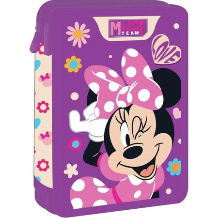 Must Κασετίνα Διπλή Γεμάτη Minnie Mouse 565018