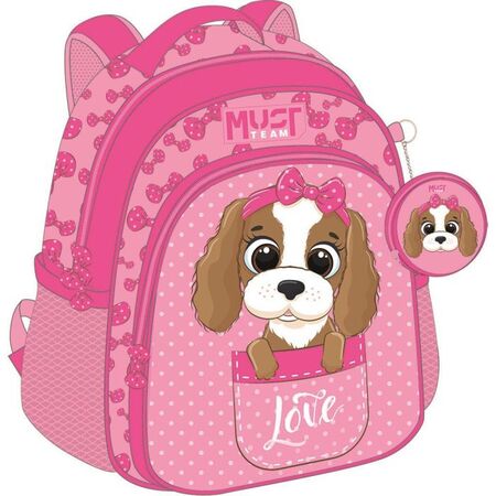 Must Τσάντα Πλάτης Νηπίου Dog With Pink Bow 587293