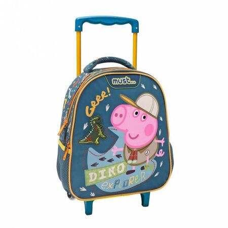 Must Τσάντα Trolley Νηπίου George Pig Dino Explorer 482739