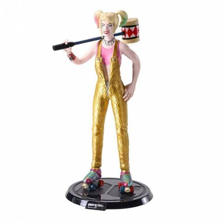 Noble Φιγούρα Bendyfigs Harley Quinn Birds Of Prey Rebirth Με Σφυρί (DC)