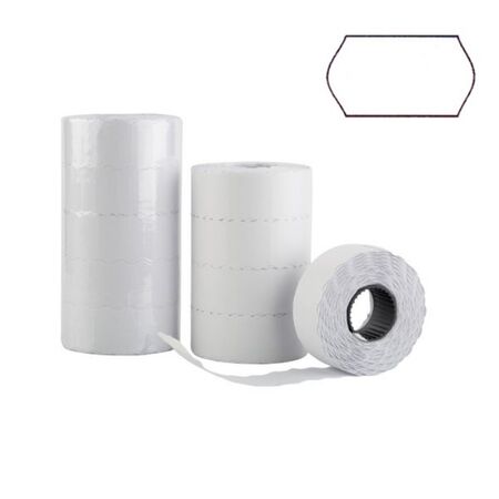 OEM Ετικέτες Ετικετογράφου Λευκές 22x12 mm 1000Τ/ρολό