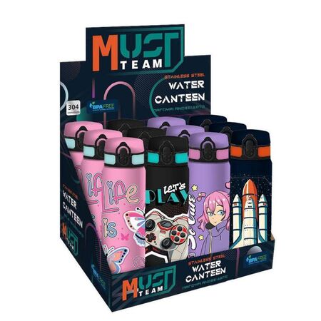 ΠΑΓΟΥΡΙ ΑΝΟΞΕΙΔΩΤΟ MUST TEAM 600ML ΓΙΑ ΑΓΟΡΙ ΚΑΙ ΚΟΡΙΤΣΙ 4 ΣΧΕΔΙΑ