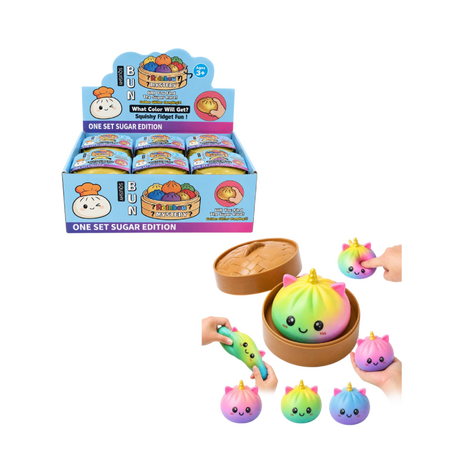 Παιχνίδι Antistress Squishy Bun Rainbow Mystery