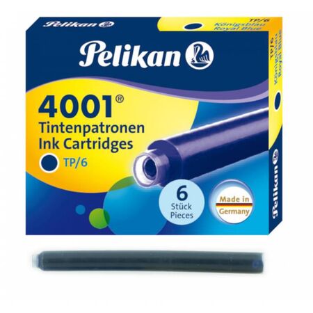 Pelikan Αμπούλες Μελάνης Για Πένα Mini Μπλε 6 Τεμ.