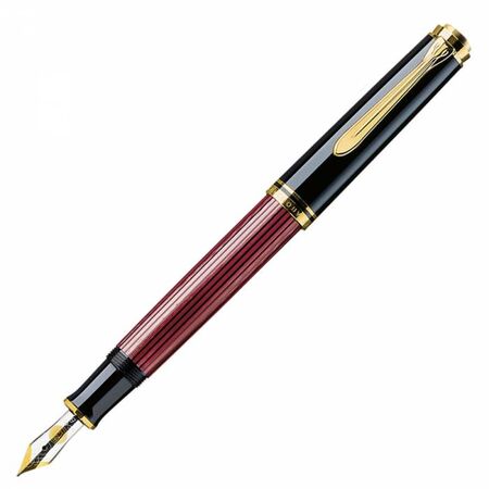 Pelikan Πένα M400 Souveran Black Red Fountain Pen