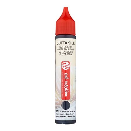 ΠΕΡΙΓΡΑΜΜΑ TEXTILE GUTTA SILK 28ml ELEGANT BLACK ART CREATION TALENS
