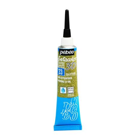 ΠΕΡΙΓΡΑΜΜΑΤΑ 20ML GOLD POWDER ΥΦΑΣΜΑΤΟΣ SETACOLOR 3D