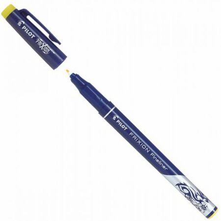 Pilot Frixion Μαρκαδόρος Σχεδίου Fineliner 1.30mm Κίτρινο