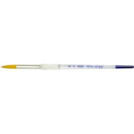 ΠΙΝΕΛΟ ΣΤΡΟΓΓΥΛΟ Νο 12 SOFTGRIP ΑΚΡΥΛΙΚΟ-ΛΑΔΙ-ΑΚΟΥΑΡΕΛΑ SG250-12