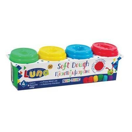 ΠΛΑΣΤΟΖΥΜΑΡΑΚΙ 60gr Χ 4 ΧΡΩΜΑΤΑ