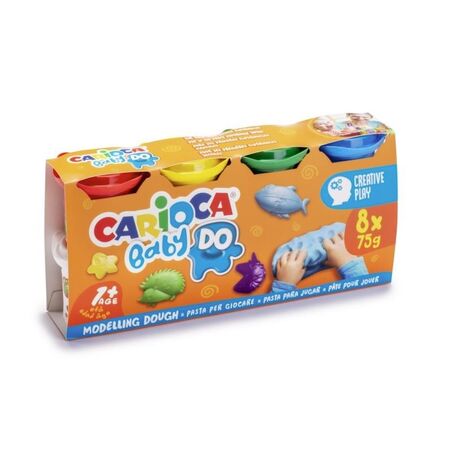 ΠΛΑΣΤΟΖΥΜΑΡΑΚΙΑ ΣΕΤ CARIOCA DOUGH 8ΧΡΩΜΑΤΑ 75GR