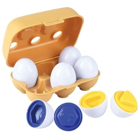 Playgo Shape Sorter Eggs Rainbow Set 1732