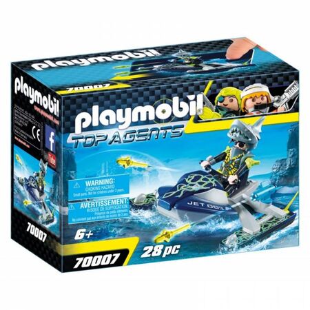 Playmobil 70007 Aqua Scooter Της SHARK Team