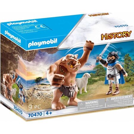 Playmobil 70470 Ο Οδυσσέας Και Ο Κύκλωπας Πολύφημος