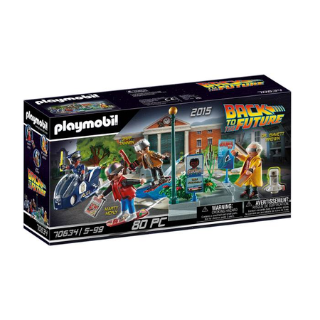 Playmobil 70634 Back To The Future Περιπέτειες Με Τα Ιπτάμενα Πατίνια