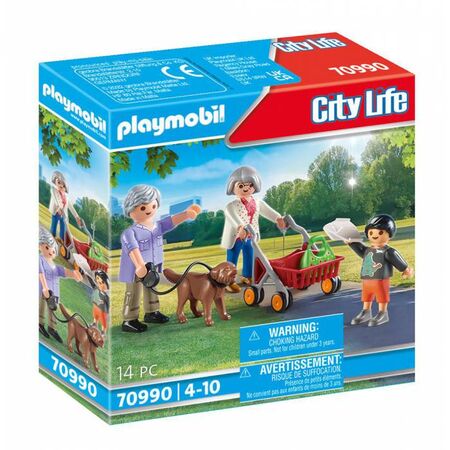 Playmobil City Life 70990 Παππούς Και Γιαγιά Με Εγγονάκι