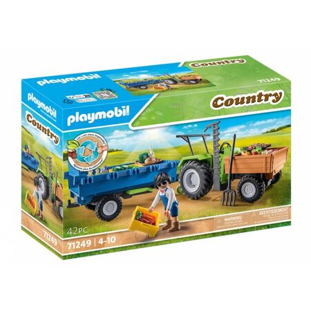 Playmobil Country 71249 Αγροτικό Τρακτέρ Με Καρότσα