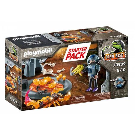Playmobil Dino Rise 70909 Πολεμώντας Τον Σκορπιό Της Φωτιάς