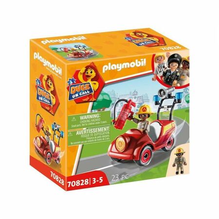 Playmobil Duck On Call 70828 Mini Όχημα Πυροσβεστικής
