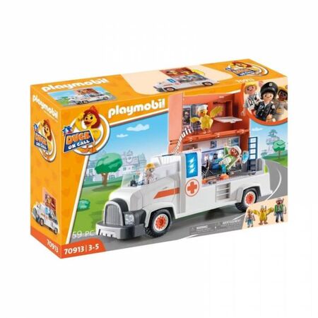 Playmobil Duck On Call 70913 Ασθενοφόρο