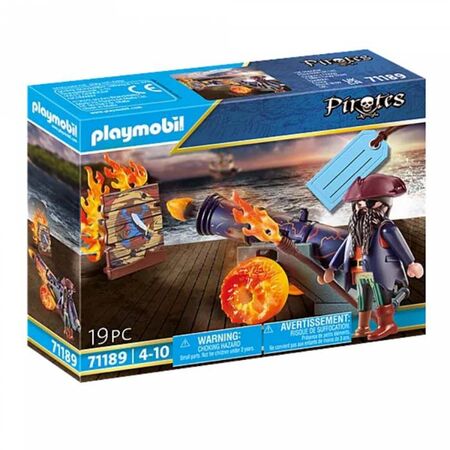 Playmobil Pirates 71189 Gift Set Πειρατής Με Κανόνι