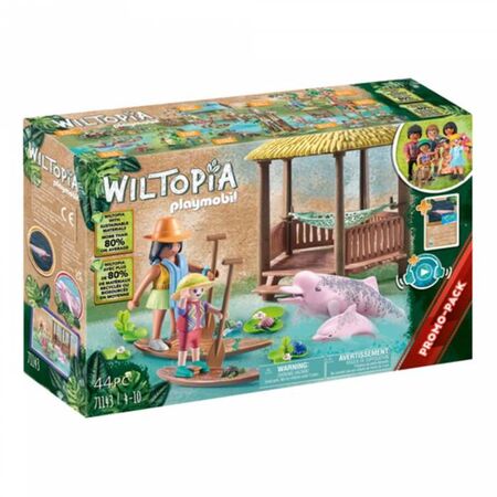 Playmobil Wiltopia 71143 Βόλτα Στο Ποτάμι Με Τα Δελφίνια