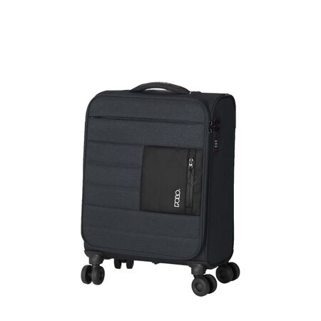 Polo Βαλίτσα Ταξιδίου Trolley Luggage Athens Fabric Black 38lt 9-65-006-2100