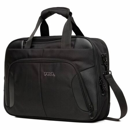 Polo Χαρτοφύλακας Briefcase Techero Black 9-07-161-2000