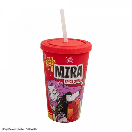 Ποτήρι με Καλαμάκι 475ml K-POP DEMON HUNTERS Mira Spice Queen