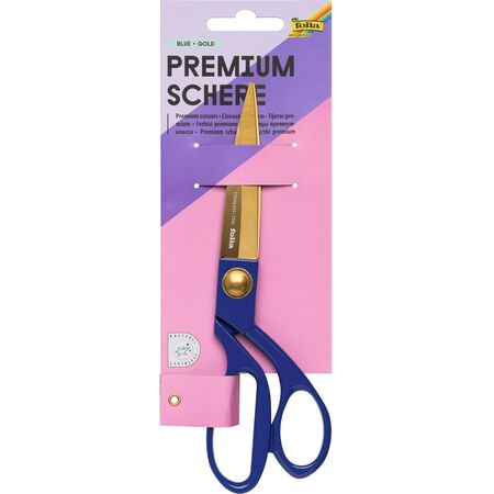 ΨΑΛΙΔΙ FOLIA PREMIUM, ΜΟΝΤΕΡΝΟΥ ΣΤΥΛ, ΧΡΥΣΟ & ΜΠΛΕ, ΜΗΚΟΥΣ ΠΕΡΙΠΟΥ 7,9 ΙΝΤΣΩΝ, ΓΙΑ ΔΕΞΙΟΧΕΙΡΕΣ, ΑΠΟ ΑΝΟΞΕΙΔΩΤΟ ΑΤΣΑΛΙ