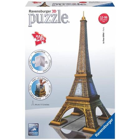 Ravensburger 3D Puzzle 216 τεμ. Ο Πύργος του Άιφελ 12556
