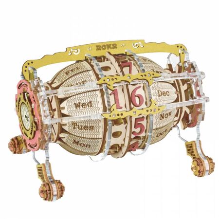 Robotime Ξύλινο Puzzle 3D Time Engine Calendar LC801