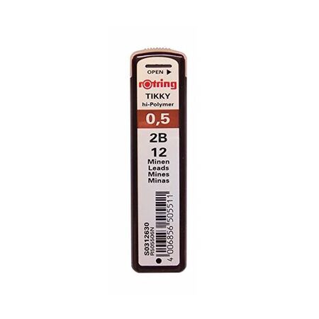 Rotring Μύτες Μηχανικών Μολυβιών 0.5mm 2B