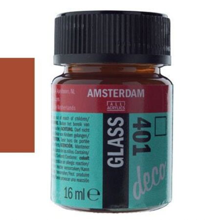 Royal Talens Amsterdam Glass Καφέ Ανοιχτό No401 16ml