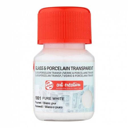 Royal Talens Glass And Porcelain Transparent Art Creation 1001 Pure White 30ml