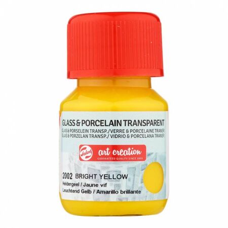 Royal Talens Glass And Porcelain Transparent Art Creation 2002 Bright Yellow 30ml