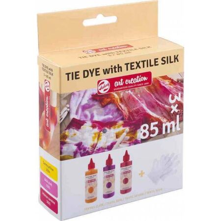 Royal Talens Χρώμα Για Ύφασμα Tie Dye Pink Σετ 3τεμ 85ml