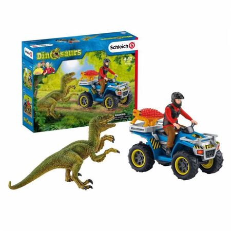 Schleich Σετ Παιχνιδιού Διαφυγή Από Βελοσιράπτορα
