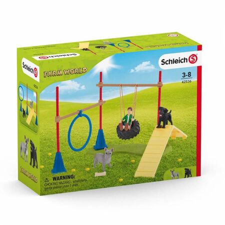 Schleich Σετ Παιχνιδιού Εκπαίδευση Ευκινησίας Κουταβιών
