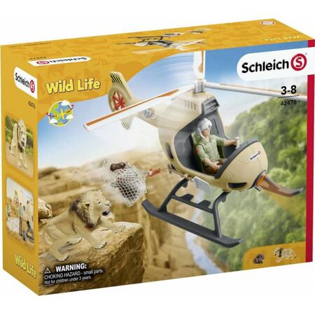 Schleich Σετ Παιχνιδιού Ελικόπτερο Διάσωσης Ζώων