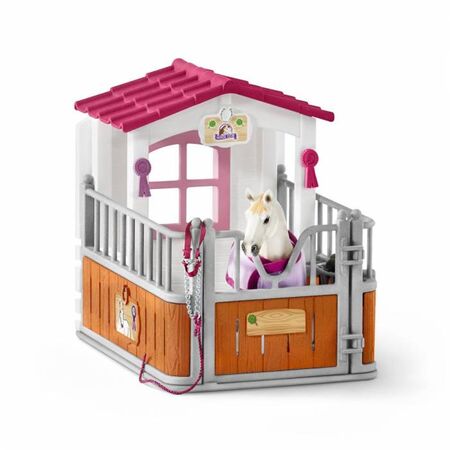 Schleich Σετ Παιχνιδιού Ιπποστάσιο Με Φοράδα Lusitano