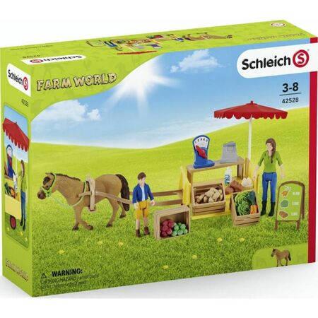 Schleich Σετ Παιχνιδιού Κινητός Πάγκος Αγροκτήματος Sunny Day
