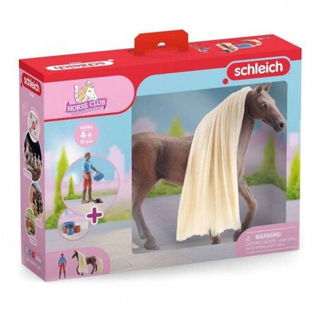 Schleich Σετ Παιχνιδιού Σκούρο Καφέ Άλογο Ομορφιάς Με Αναβάτρια