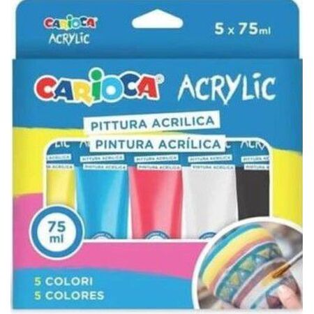 ΣΕΤ ΑΚΡΥΛΙΚΑ CARIOCA 5Χ75ML